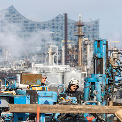 HWS Steinwerder Hafen - Anschluss Querkanal