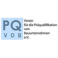Logo PQ VOB Verein für die Präqualifikation von Bauunternehmen e.V.